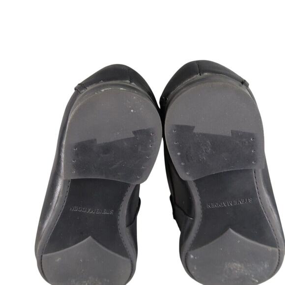 Steve Madden Shoes Mens 11.5 Loafer Moc Classic Slip On Black Leather Lifestyle main image 12